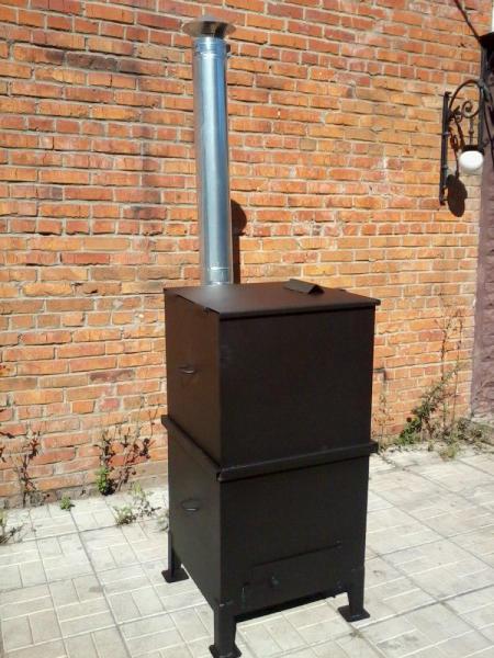 Печь для сжигания мусора, мусоросжигатель «КО ДВОРУ» 450